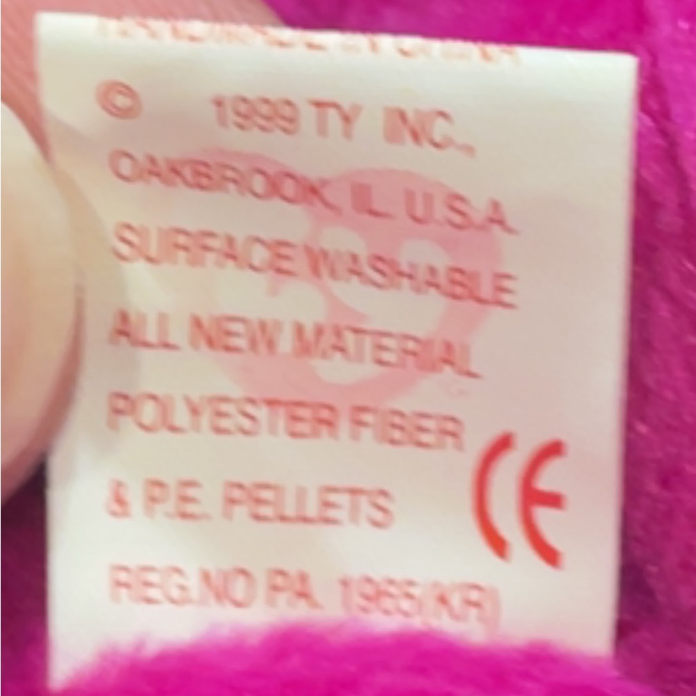 ‘99- Ty - Millennium Bear Beanie & Teenie Beanie Baby. - Picture 8 of 8